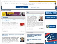 Tablet Screenshot of litigationfutures.com